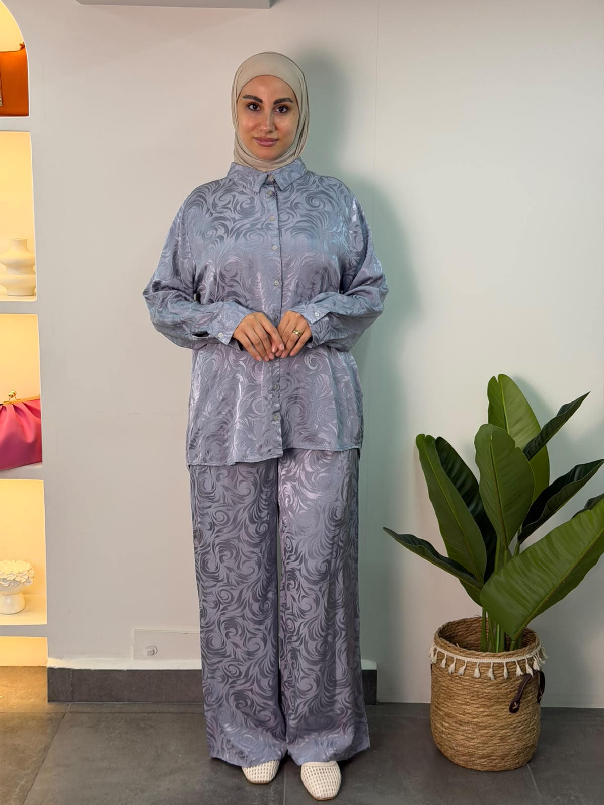 ARIA SATIN SET/ CURVE & PLUS SIZE