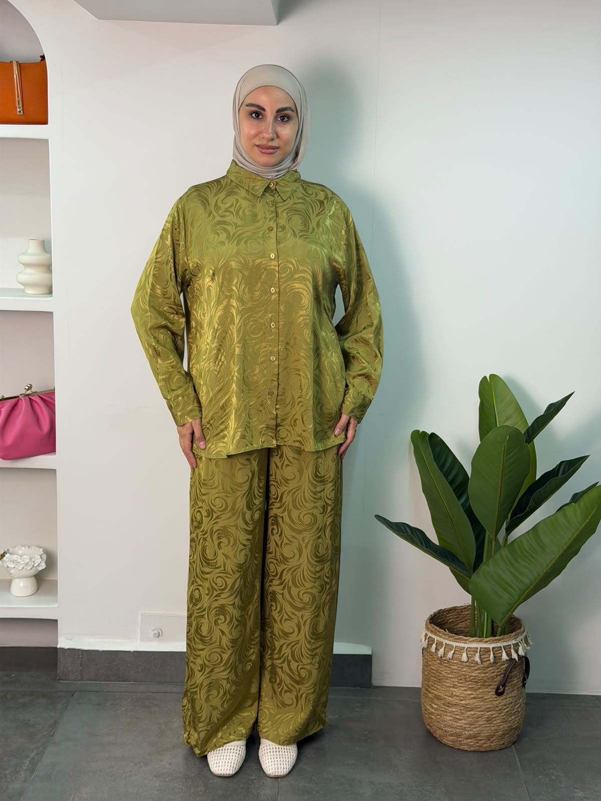 ARIA SATIN SET/ CURVE & PLUS SIZE - Image 4
